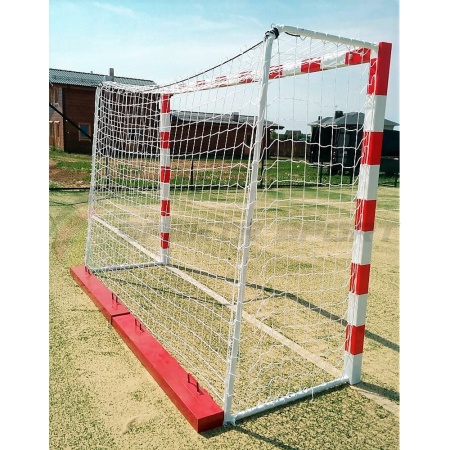 Купить Ворота мини-футбольные без сетки 2х3х1 м. (добровольный серт.) с накидным противовесом 25 кг в Сызрани 